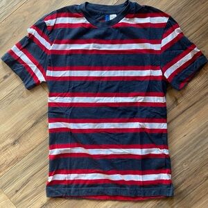 Red, White and Blue Striped T-Shirt